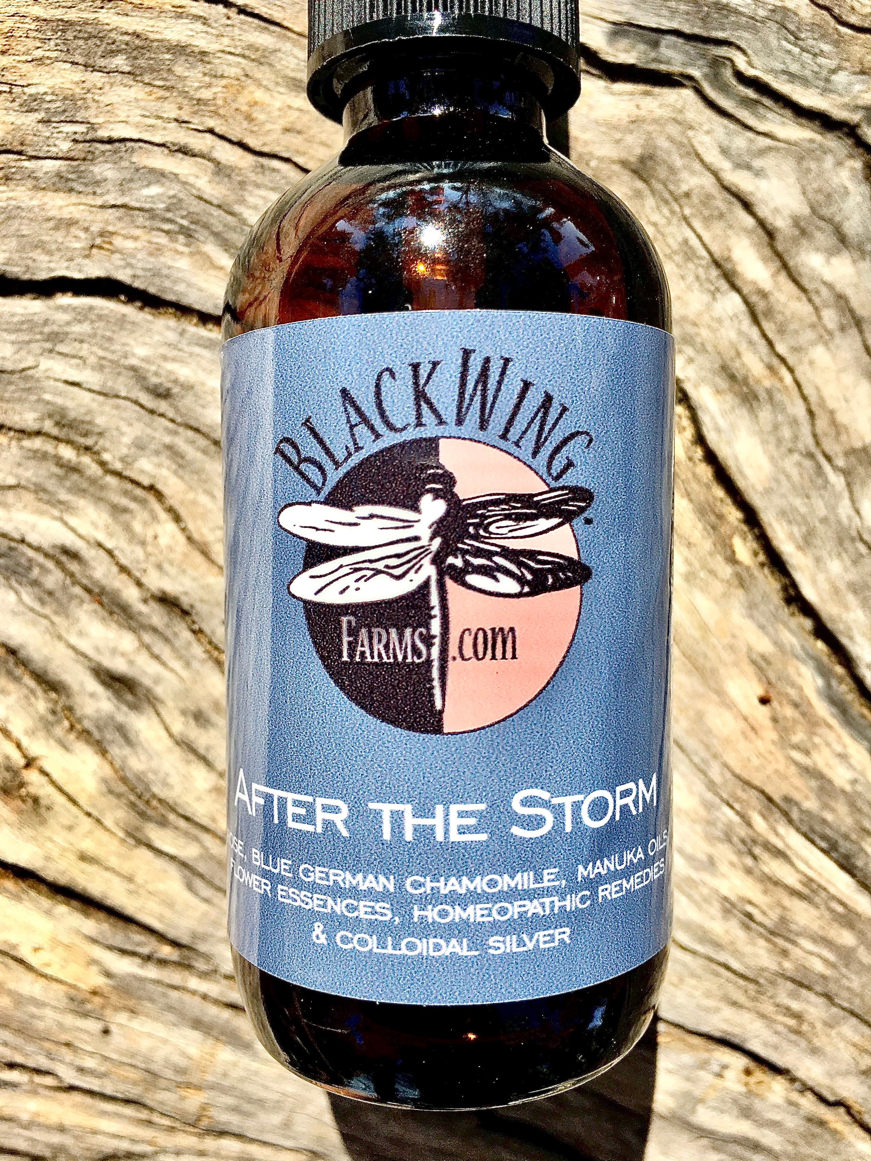 Label Essential Oils Blend Homeopathic Blend and Colloidal Silver